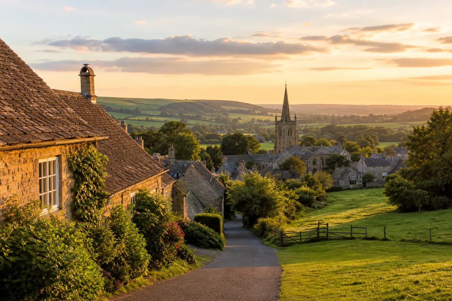 イギリスの美しい田園風景
