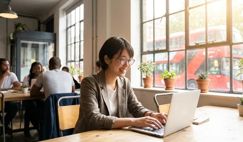 ロンドンで働く日本人の若者