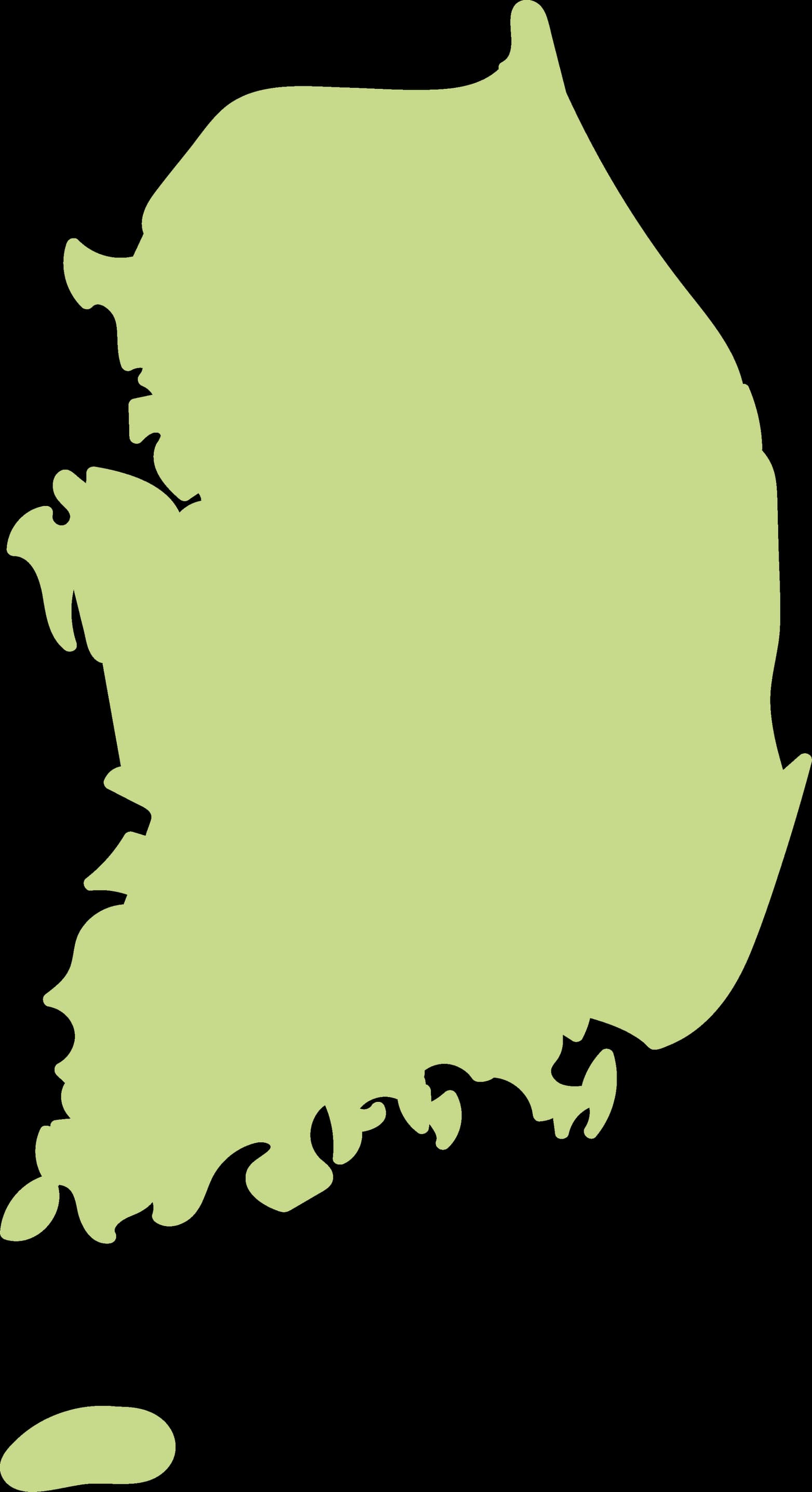 韓国の地図